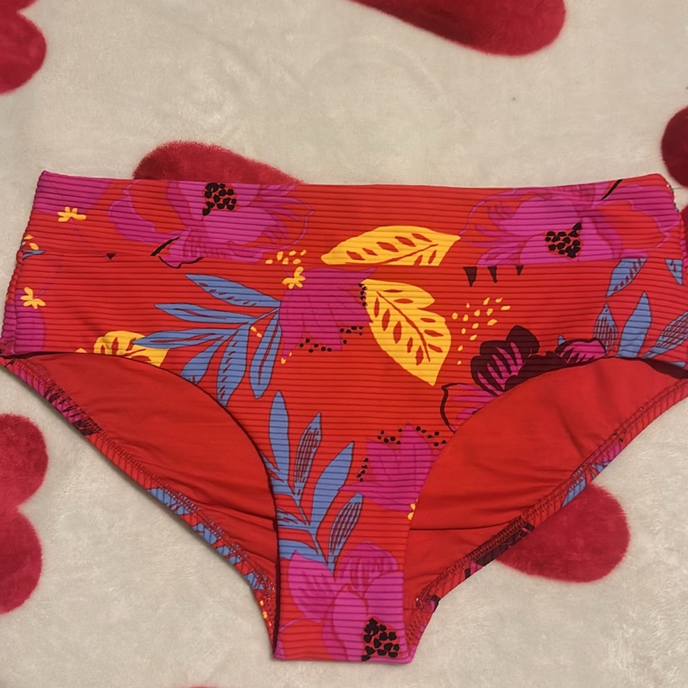 Seafolly On Vacation Wide Side Retro Bikini Bottom nwot - Picture 4 of 13